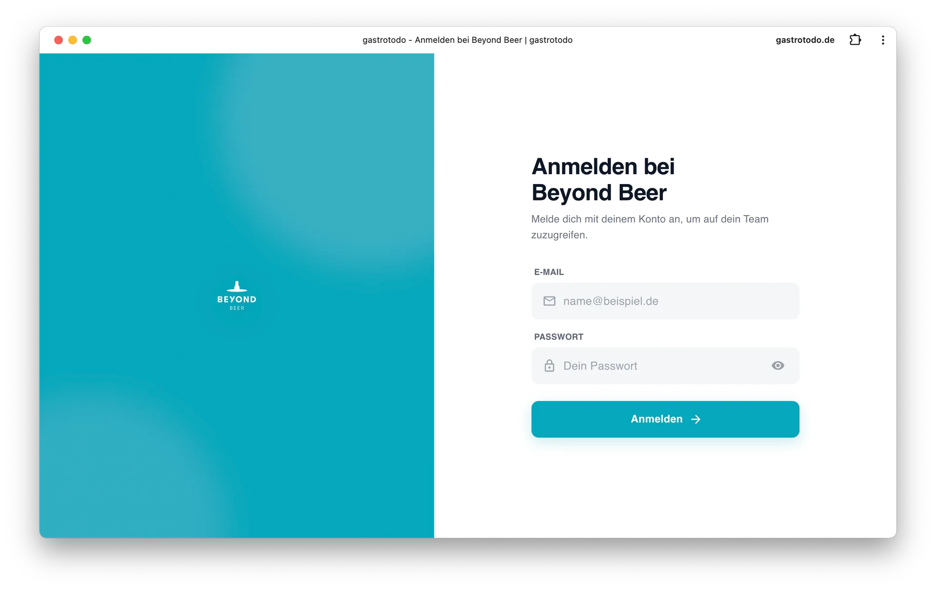 Eigenes Branding — Login und App im Look deiner Marke.